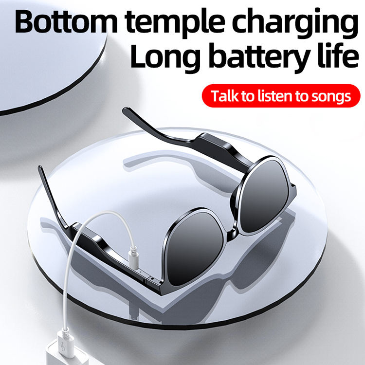 Compatible with Apple , Sports Waterproof Running Smart Bluetooth Sunglasses